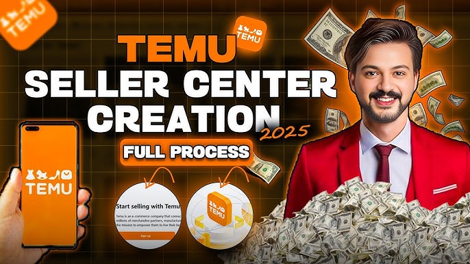 How To create an saleer account on Temu