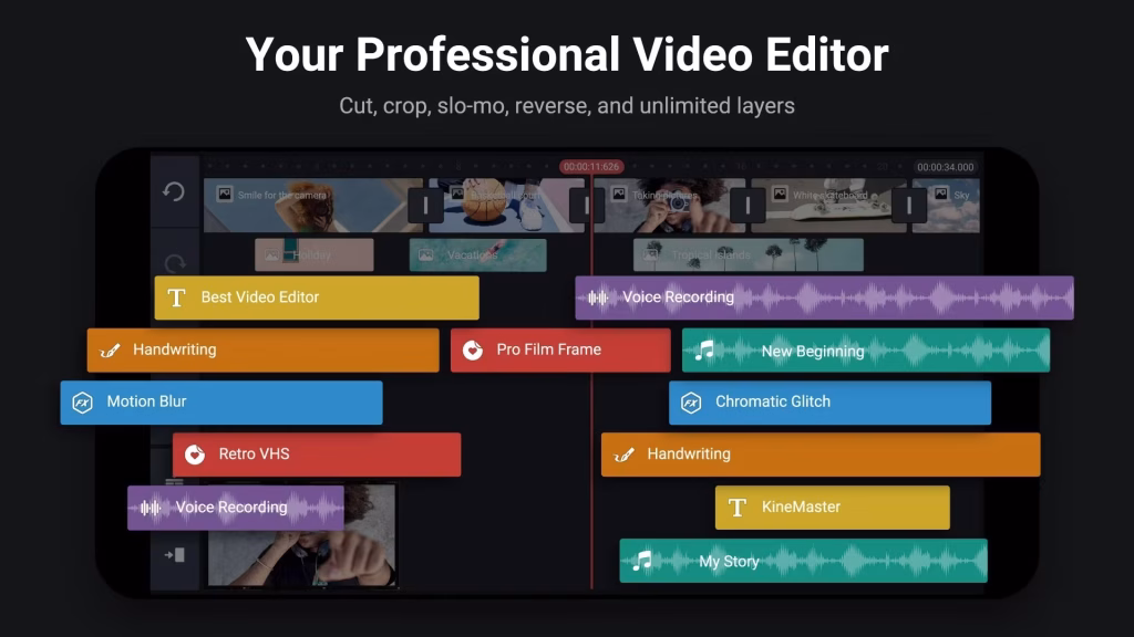 If you want completely watermark-free exports, go for CapCut or VN Video Editor. Both apps remain fully free in 2025 and receive regular updates.